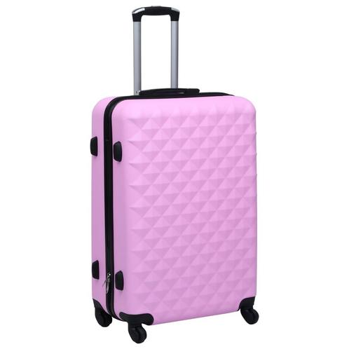 vidaXL Harde koffer ABS roze, Bijoux, Sacs & Beauté, Valises, Envoi