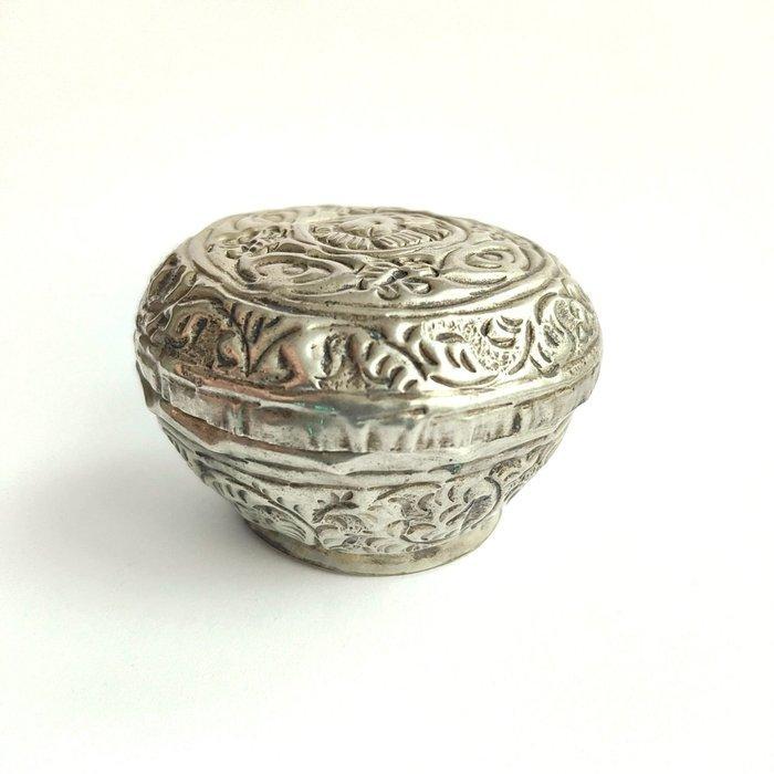 Oud Siamees Chinees Zilver Medicijnhouderdoos met, Antiek en Kunst, Antiek | Overige Antiek