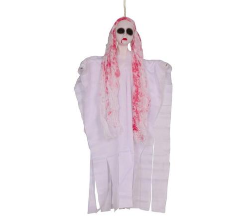Halloween Hangende Geest 50cm, Hobby en Vrije tijd, Feestartikelen, Nieuw, Verzenden