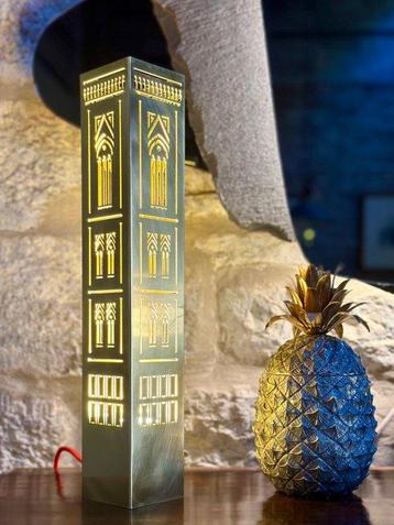Fmm - Lampe de table - Laiton - Lampe-tour de Giotto