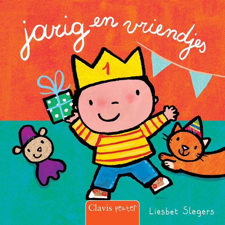 Jarig en vriendjes (9789044857443, Liesbet Slegers), Antiquités & Art, Antiquités | Livres & Manuscrits, Envoi