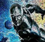 David Law - Crypto Silver Surfer IV - Format XL 60x60, Antiek en Kunst