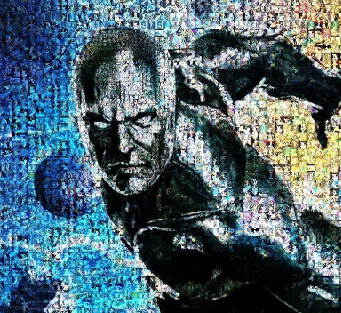 David Law - Crypto Silver Surfer IV - Format XL 60x60, Antiek en Kunst, Kunst | Designobjecten