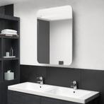 vidaXL Badkamerkast met spiegel en LED 60x11x80 cm, Verzenden, Nieuw