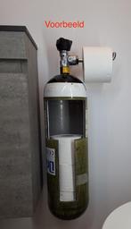 Toiletrolhouder - ademlucht fles - Brandweer, Verzamelen, Overige Verzamelen, Verzenden, Gebruikt