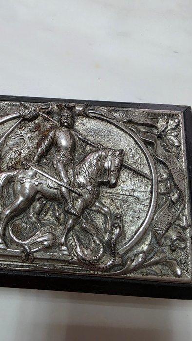 Ontwerp Balustrade - 1850-1900 - Op zilver, briefhouder, Antiek en Kunst, Curiosa en Brocante