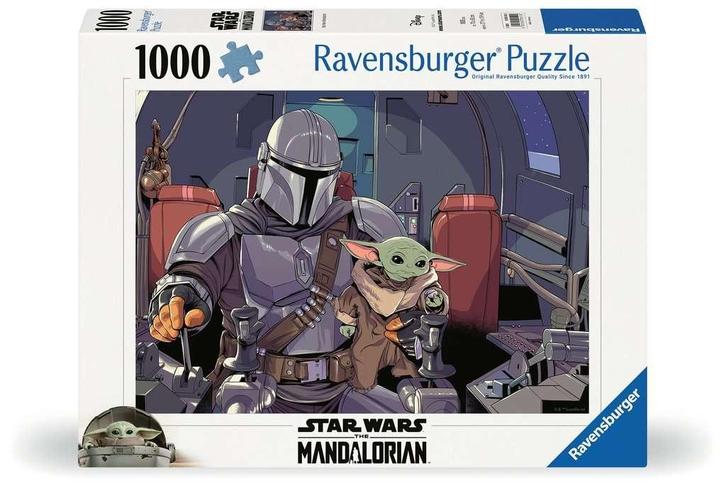 Star Wars The Mandalorian with Grogu Puzzel (1000 stukken), Verzamelen, Star Wars, Nieuw, Ophalen of Verzenden