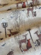 Elegante kerst patchwork-thema stof herten en bamby -, Diversen, Kerst, Nieuw