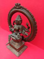 Statue de Gayatri - Bronze - Inde - deuxième moitié du XXe, Antiek en Kunst, Kunst | Niet-Westerse kunst