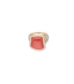 Chantecler - Bague - 18 carats Or rose Corail, Handtassen en Accessoires, Nieuw