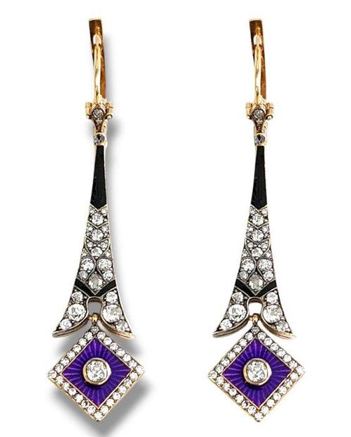 Boucles doreilles - 14 carats Or jaune, Boucles doreilles, Handtassen en Accessoires, Oorbellen