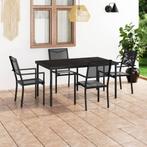 vidaXL Mobilier de salle à manger dextérieur 5 pcs, Jardin & Terrasse, Verzenden, Neuf