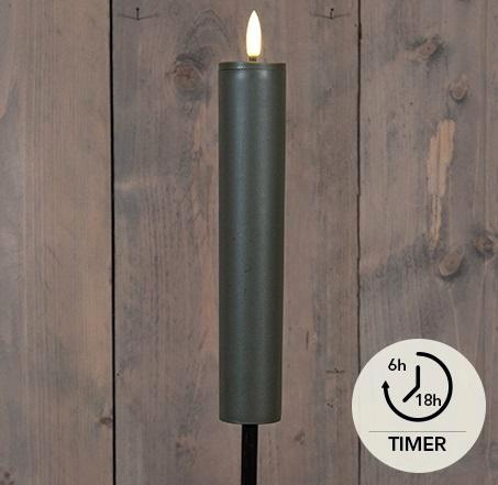 Ledfakkel solar annas collection led kaars met timer, Huis en Inrichting, Woonaccessoires | Kunstplanten en Kunstbloemen, Nieuw