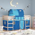 vidaXL Lit mezzanine enfants avec tunnel bleu 80x200cm, Maison & Meubles, Chambre à coucher | Lits, Neuf, Verzenden