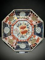 GEEN MINIMUMPRIJS, ZELDZAM PAAR JAPANSE IMARI-RETICULATED, Antiek en Kunst