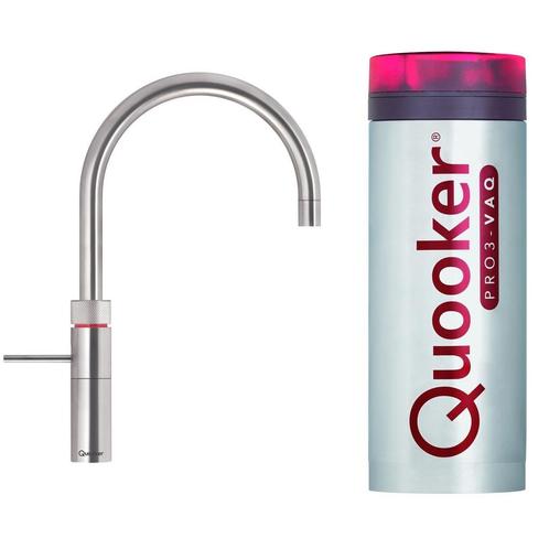 Quooker Fusion Round RVS met PRO3 VAQ-E Boiler, Doe-het-zelf en Bouw, Sanitair, Kraan, Nieuw, Ophalen of Verzenden