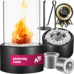 2dekans | Tectake Bio-ethanol Tafelhaard – Hittebestendig –, Ophalen of Verzenden, Nieuw