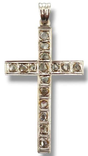 Kruis - 18 kt goud - 1850-1900