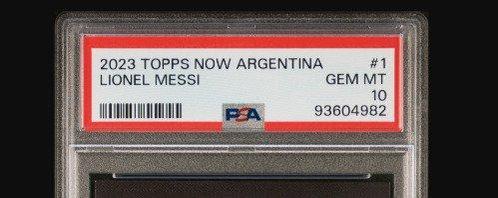 2023 Topps Now Argentina Lionel Messi #1 - Fastest Goal of, Verzamelen, Stickers