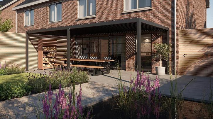 SUNS Alvaro overkapping 1160/1170 x 363 cm |, Tuin en Terras, Tuinsets en Loungesets