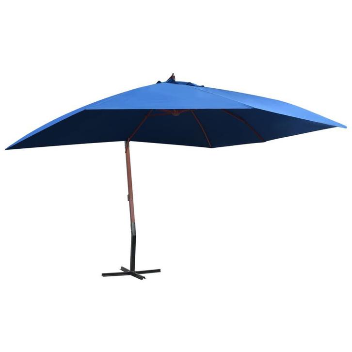 Zweefparasol 400x300cm | Retour Deal | 47% Korting!, Tuin en Terras, Parasols, 3 tot 4 meter, Verstelbaar, Nieuw, Zweefparasol