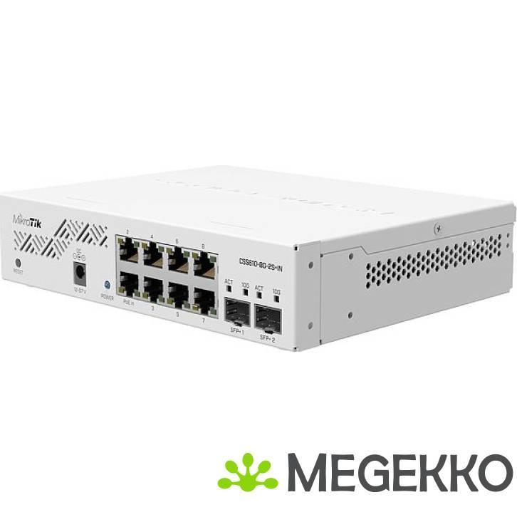 Mikrotik CSS610-8G-2S+IN netwerk-switch Gigabit Ethernet, Informatique & Logiciels, Ordinateurs & Logiciels Autre, Envoi