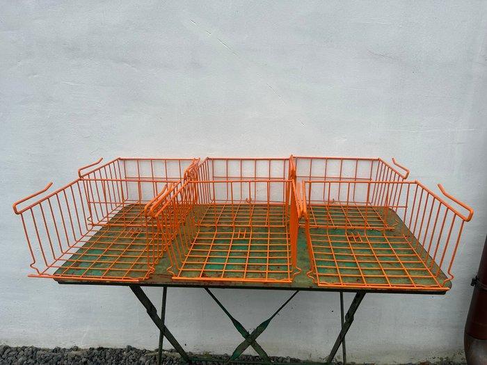 Caisse de comptoir (7) - tomate - Métal - supports à tomate, Antiek en Kunst, Antiek | Wandborden en Tegels