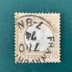 Duitse Rijk 1872 - 18 Kreuzer grote Brutschield - dubbel, Postzegels en Munten, Gestempeld