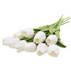 Kunst Boeket - Tulpen Zijden Bloemen Tulp Luxe Boeketten, Huis en Inrichting, Woonaccessoires | Kunstplanten en Kunstbloemen, Verzenden