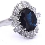 Zonder minimumprijs - Cocktailring - 18 karaat Witgoud -