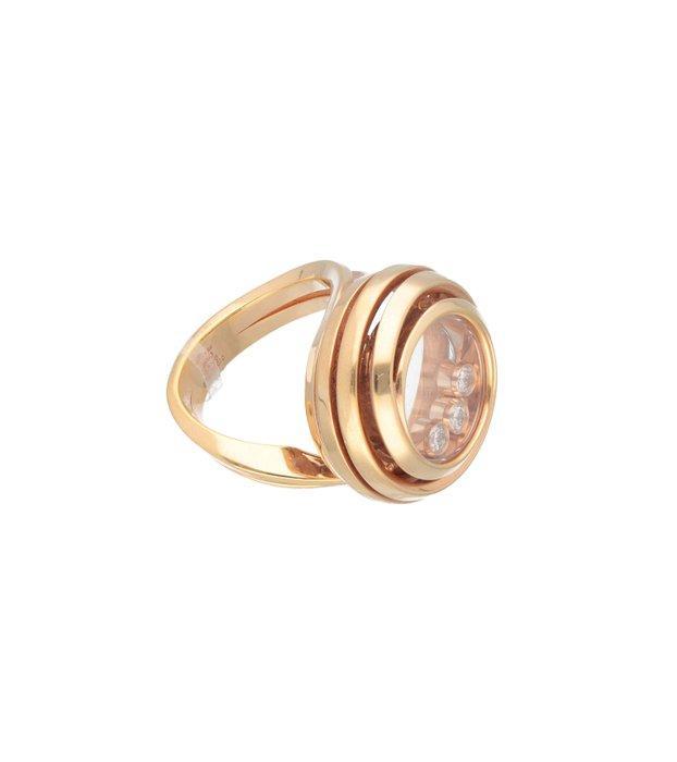 Chopard - Ring - Happy Diamonds - 18 karaat Roségoud, Handtassen en Accessoires, Ringen