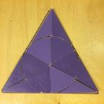 Puzzel driehoek lila 12 stukjes, Verzenden