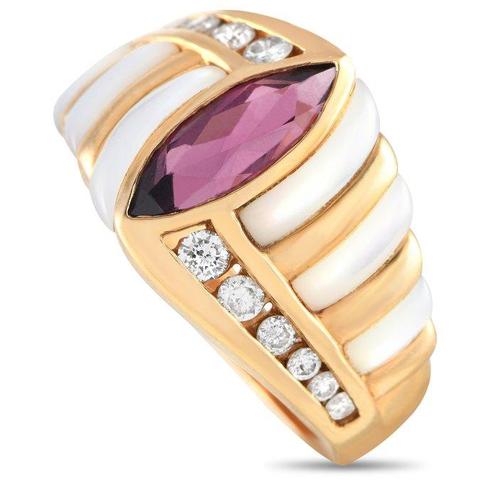 Other brand - Bague - 14 carats Or jaune, Bague KABANA en or, Handtassen en Accessoires, Ringen