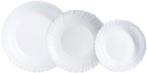2dekans | Serviesset Luminarc Feston Wit Glas 18 Onderdelen, Ophalen of Verzenden