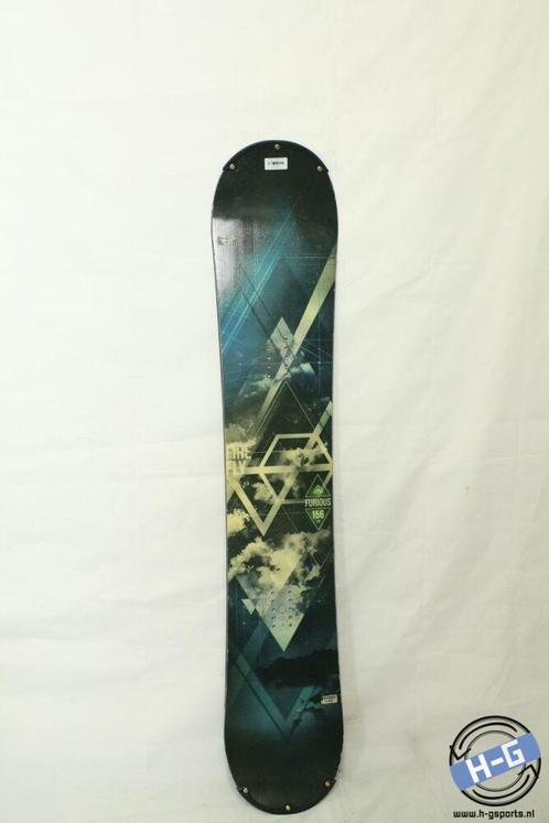 Refurbished - Snowboard - Firefly Furious Blue - 156, Sport en Fitness, Snowboarden, Board, Gebruikt, Ophalen of Verzenden