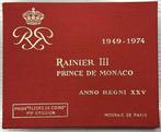 Monaco. Year Set (FDC) 1974 (8 monnaies)  (Zonder, Timbres & Monnaies, Monnaies | Europe | Monnaies euro