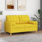 vidaXL Sierkussens 2 st 15x50 cm stof lichtgeel, Huis en Inrichting, Woonaccessoires | Kussens, Verzenden, Nieuw