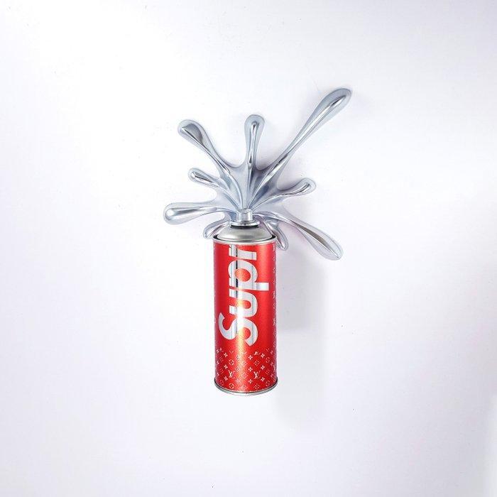 2FAST - Supr... Chrome Splash sculpture, Antiek en Kunst, Kunst | Designobjecten