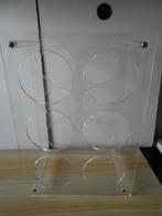 Wijnaccessoire (2) - Acryl - 2 postmoderne wijnrekken