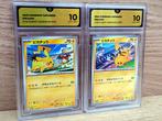 Pokémon - 2 Graded card - Pikachu, Mew, Charizard #120+197-, Nieuw