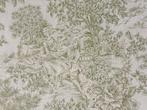 Klassieke cretonne-stof Toile de Jouy lichtgroen - Textiel -