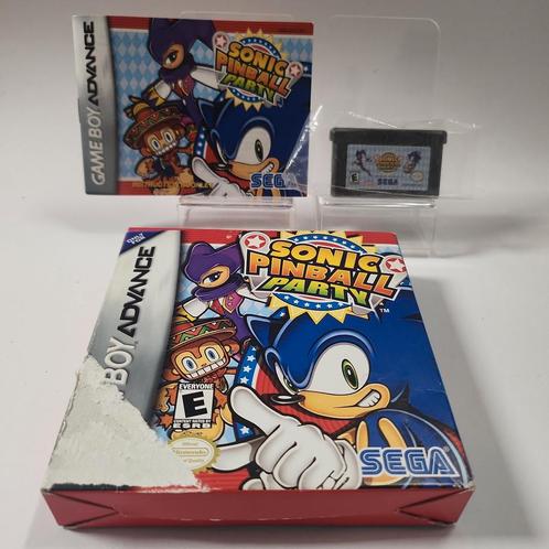 Sonic Pinball Party Boxed Game Boy Advance, Games en Spelcomputers, Games | Nintendo Game Boy, Zo goed als nieuw, Ophalen of Verzenden