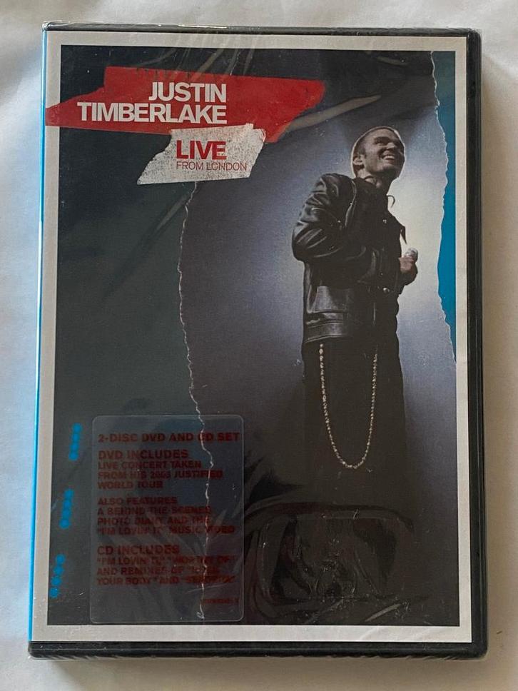 JUSTIN TIMBERLAKE: LIVE FROM LONDON (IN SEAL) (DVD), Cd's en Dvd's, Dvd's | Overige Dvd's, Gebruikt