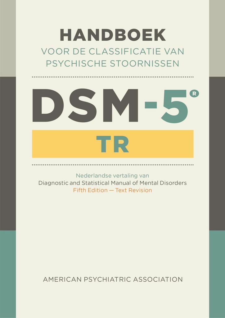 DSM-5-TR 9789024449798 American Psychiatric Association, Livres, Psychologie, Envoi