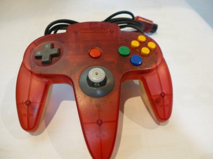 Nintendo, HORI - N64 - Nintendo 64 Controller Clear Red &, Games en Spelcomputers, Spelcomputers | Overige Accessoires