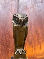 After C. Coenraad - Beeld, Chouette / Uil (Owl) Art Deco -