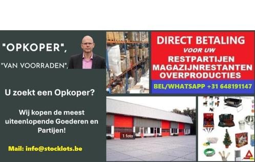 Opkoper van Overtollige Voorraden - Restanten - Loten, Zakelijke goederen, Stock en Retail | Partijen goederen