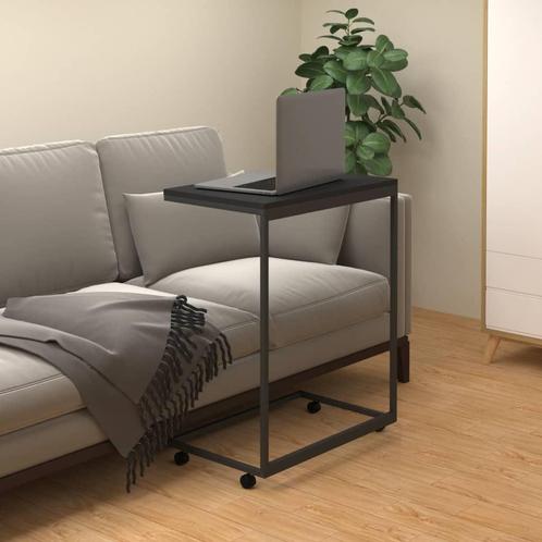 vidaXL Bijzettafel met wieltjes 55x35x70 cm bewerkt hout, Huis en Inrichting, Tafels | Salontafels, Nieuw, Verzenden