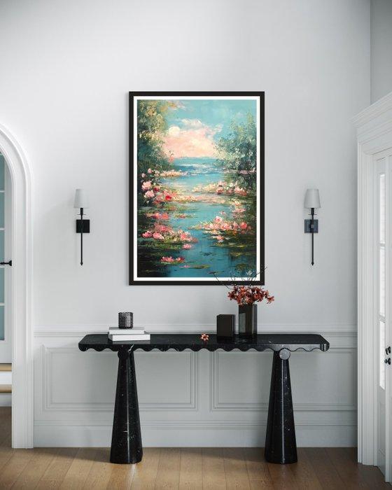 Victoria Lemée - Freedom Huile sur Toile XL, Antiek en Kunst, Kunst | Designobjecten