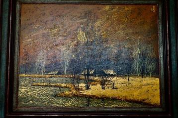 Robert Berghmans (1925-2005) - Scène de paysage au